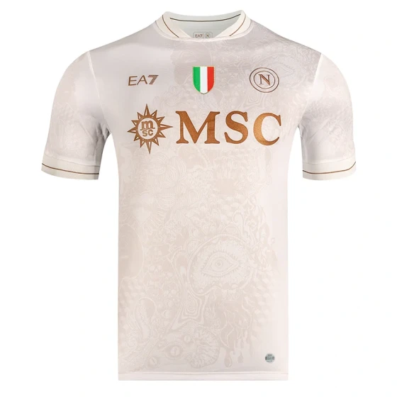 2025/2026 Napoli Away Football Shirt Fan Version