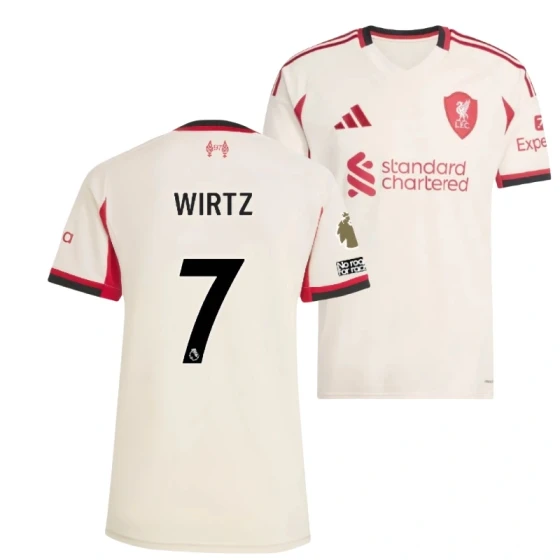 25-26 Liverpool away football jersey Fan version