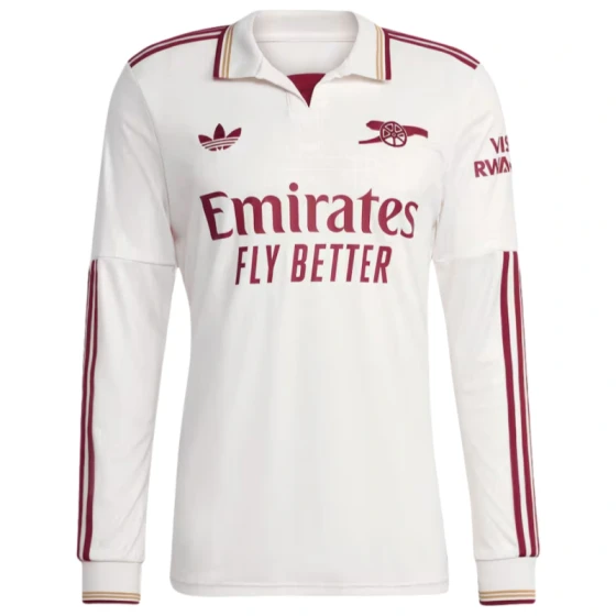 2025-2026 Arsenal Third Away Long Sleeve Football Jersey  Fan version