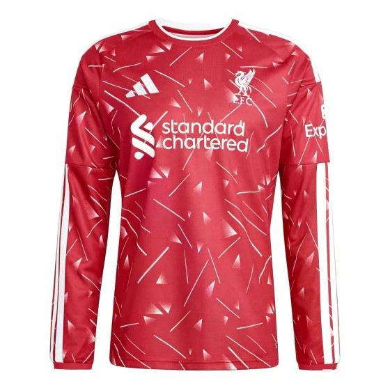 Liverpool 26_27 Long Sleeve Home Jersey Soccer