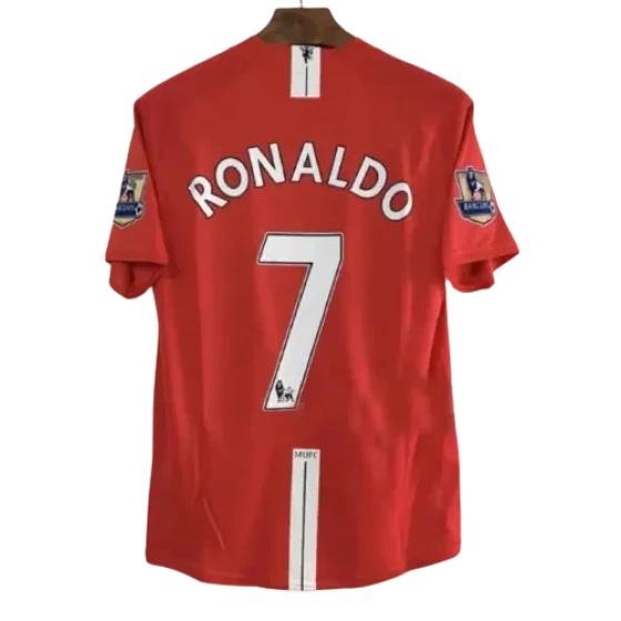 2007-08 Manchester United RONALDO #7 Retro Jersey Home