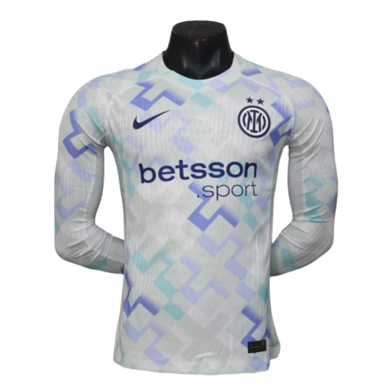 25-26 Inter Milan Away Shirt SOccer Jersey Long Sleeve Player Version