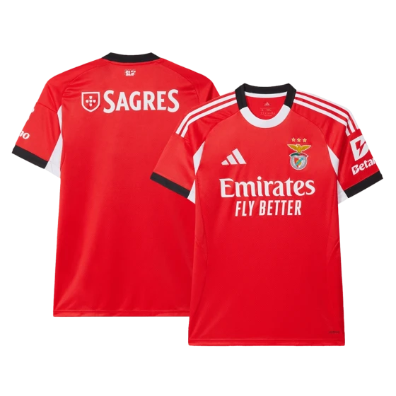 Benfica Soccer Jersey Home Shirt 2025-26